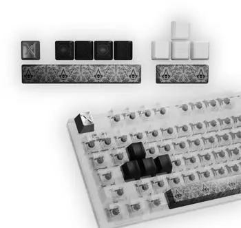 Lexip Black Flag RESYNCED Tatoo PBT-Keycaps-Set für mechanische Tastatur