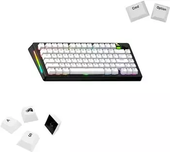 Glorious Gaming GPBT Basics Tastenkappen Classic White, PBT, ANSI (GLO-KB-ACC-KC-GPBT-BA-CWHT-US)