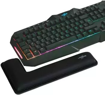uRage Wrist-Rest 100 L-Form, Memory-Foam, ergonomische Handgelenkauflage (186092)