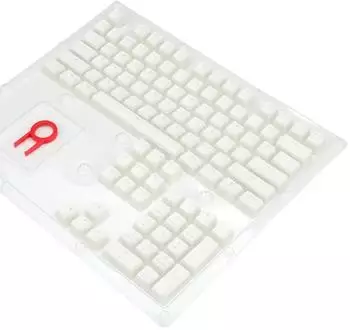 Redragon A130 PBT Doubleshot Keycaps, weiß (A130 White)