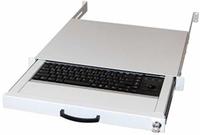 Aixcase AIX-19K1UKDETB-W, Aixcase AIX-19K1UKDETB-W - Tastatur - rack-montierbar