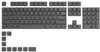 Glorious GPBT - Tastenkappen-Satz - Schwarze Esche - f&uuml;r Glorious GMMK-COMPACT-BRN,