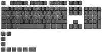 Glorious GPBT Keycaps - 115 PBT Tastenkappen, ISO, DE-Layout, Black Ash