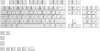 Glorious Gaming 115 GPBT Keycaps ISO DE-Layout Arctic White