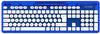 Rock Candy Wireless Tastatur - blau