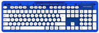 PDP Rock Candy Wireless Keyboard Blueberry Boom