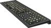 LogicKeyboard LargePrint White on Black Mac ASTRA 2 Backlit Keyboard (DE)