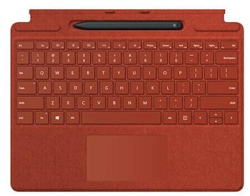 Microsoft Surface Pro X Signature Keyboard + Slim Pen Bundle Red (FR)
