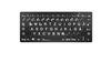 LogicKeyboard LargePrint White on Black PC Bluetooth Mini Keyboard DE German