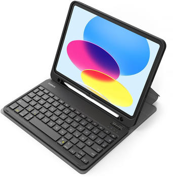 Inateck Tastatur Hülle für iPad 10.9 (2022) / iPad Air (2022/2020) / iPad Pro 11 schwarz