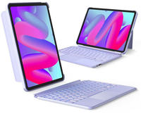 inateck Keyboard iPad 11 Air 4/5Gen.Com. QWERTZ purple Eingabe / Ausgabe M&auml;use &