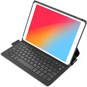 Inateck Tastatur H&uuml;lle f&uuml;r iPad 10.2 (2019-2021) / iPad Air 2019 / iPad Pro 10.5 schwarz