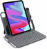 Inateck Tastatur Hülle für iPad 10.9 (2022) / iPad Pro 11 (2018-2022) / iPad Air (2020/2022) Grau