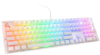 Ducky One 3 Aura White Gaming Tastatur, RGB LED - MX-Blue (US)