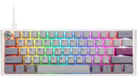 Ducky One 3 Mist Grey Mini Gaming Tastatur, RGB LED - MX-Ergo-Clear (US)