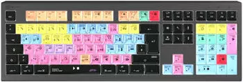 LogicKeyboard Avid Pro Tools ASTRA2 Backlit Keyboard &ndash; Mac DE German