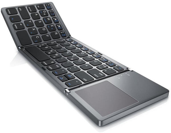 Aplic faltbare Mini Bluetooth Tastatur mit Touchpad
