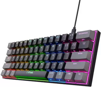 Trust GXT 867 Acira 60 Mini (DE) – RGB-Hintergrundbeleuchtung für ein beeindruckendes Spielerlebnis