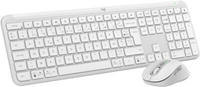 Logitech MK950 Signature Slim kabelloses Tastatur-Maus-Set - Wei&szlig;, Franz&ouml;sisches