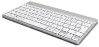 R-Go Tools Compact Break RGOCODEWLWH Tastatur Bluetooth QWERTZ Deutsch Wei&szlig;