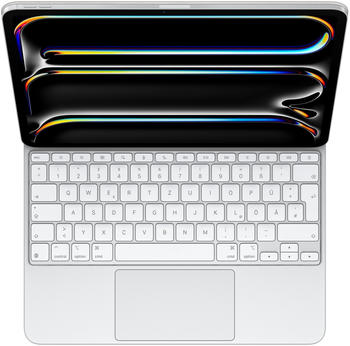 Apple Magic Keyboard für iPad Pro 13 (M4) (2024) Weiß (DE) – Perfektionieren Sie Ihr iPad Pro-Erlebnis