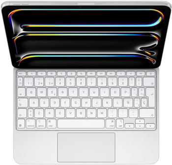 Apple Magic Keyboard für iPad Pro 11 (M4) (2024) Weiß (ES)