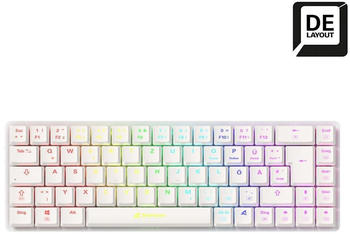 Sharkoon PureWriter W65 (Kailh Choc V2 Low Profile Red) (DE) White