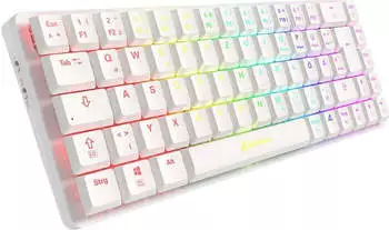 Sharkoon PureWriter W65 (Kailh Choc V2 Low Profile Red) (DE) White