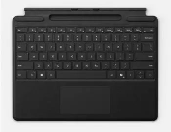 Microsoft Surface Pro Keyboard mit Stiftaufbewahrung Schwarz (DE)