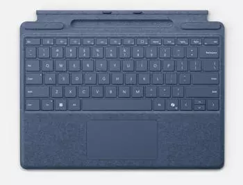 Microsoft Surface Pro Keyboard mit Stiftaufbewahrung Saphirblau (DE)