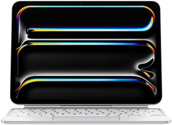 Apple Magic Keyboard für iPad Pro 11 (M4) (2024) Weiß (International) – Apple Magic Keyboard für iPad Pro 11 (M4) – Präzises Tippen mit Trackpad-Steuerung