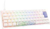 Ducky One 2 Pro Mini White Edition Gaming Tastatur, RGB LED - Cherry Silver