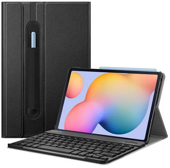 Fintie Tastatur H&uuml;lle f&uuml;r Samsung Galaxy Tab S6 Lite 10.4 2022/2020 Schwarz