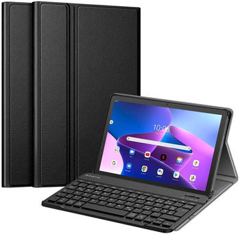 Fintie Tastatur H&uuml;lle f&uuml;r Lenovo Tab M10 Gen 3 2022 Schwarz (CDE0736EU)