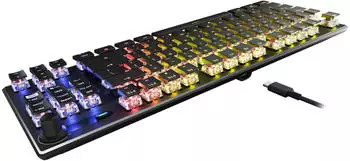 Turtle Beach Vulcan TKL (DE) Black – Mechanische Tasten und Anti-Ghosting für präzises Gaming