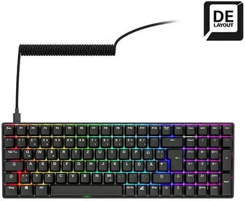 Sharkoon SKILLER SGK50 S2 PBT (Gateron G Pro 3.0 Yellow) (DE) Black Sharkoon SKILLER SGK50 S2 PBT (Gateron G Pro 3.0 Yellow) (DE) Black