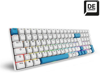 Sharkoon SKILLER SGK50 S2 PBT (Gateron G Pro 3.0 Yellow) (DE) White – Sharkoon SKILLER SGK50 S2 PBT (Gateron G Pro 3.0 Yellow) (DE) White: Die perfekte Gaming-Tastatur