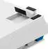 Sharkoon SKILLER SGK50 S2 PBT (Gateron G Pro 3.0 Yellow) (DE) White