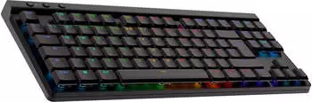 Logitech G515 Lightspeed TKL schwarz (DE) (tactile) – RGB-Hintergrundbeleuchtung für individuelle Anpassung