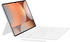 Samsung Galaxy Tab S10 Ultra / S9 Ultra Book Cover Keyboard - AI Key White