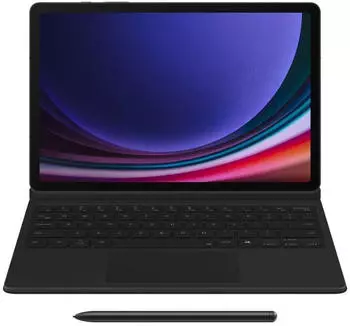 Samsung Galaxy Tab S9 / S9 FE Book Cover Keyboard - AI Key schwarz (DE) – Funktionalität trifft auf Stil