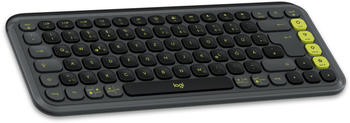Logitech POP Icon Keys Graphite/Green (DE) – Vielseitige Konnektivität für flexibles Arbeiten