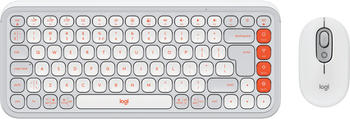 Logitech POP Icon Combo Offwhite/Orange (US)
