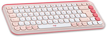 Logitech POP Icon Combo Pink/Offwhite (DE) – Kabellose Freiheit für grenzenlose Kreativität