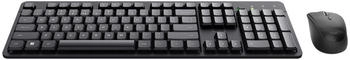 Trust Ody II kabelloses Tastatur-Maus-Set schwarz (DE) – Kabellose Freiheit für maximale Flexibilität