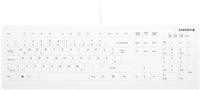 CHERRY Active KEY MTA AK-C8112 Corded Kabelgebunden Tastatur Deutsch, QWERTZ Wei&szlig;