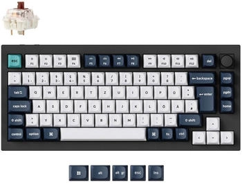 Keychron Q1 Max Carbon Black (DE) (Gateron Jupiter Brown)
