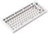 AKKO Monsgeek M1 V5 75% Barebone ISO-Layout Moonlight White