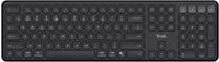 Trust Vaiya Bluetooth&reg; Tastatur Deutsch, QWERTZ Schwarz Wiederaufladbar