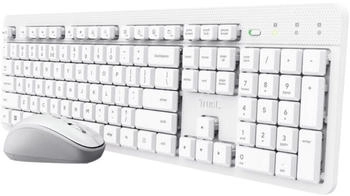 Trust Ody II Wireless Keyboard and Mouse Set White (ES)